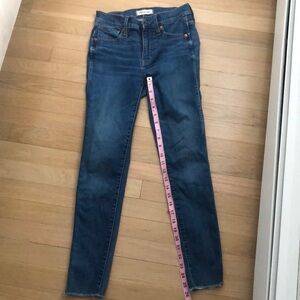 MADEWELL jeans size 26 high rise skinny